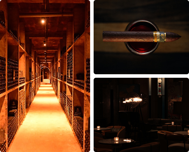 Premium cigar retail spaces and cigar presentation